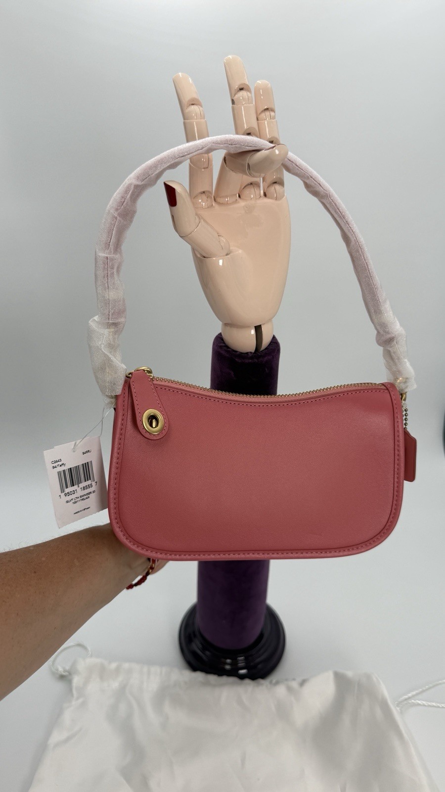 COACH Swinger 20 Pink C2643 Limited Edition 31a