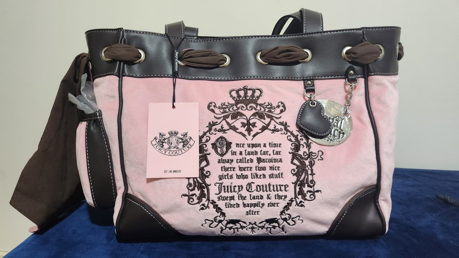 Juicy Couture Fairytale once upon a time Pink Daydreamer Tote bag