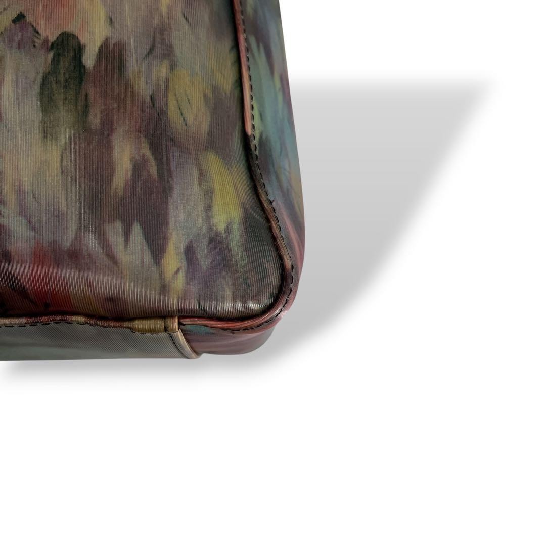 Rare Archive Y2K Jean Paul Gaultier V Cyber Pink Feather One Shoulder Bag Auth
