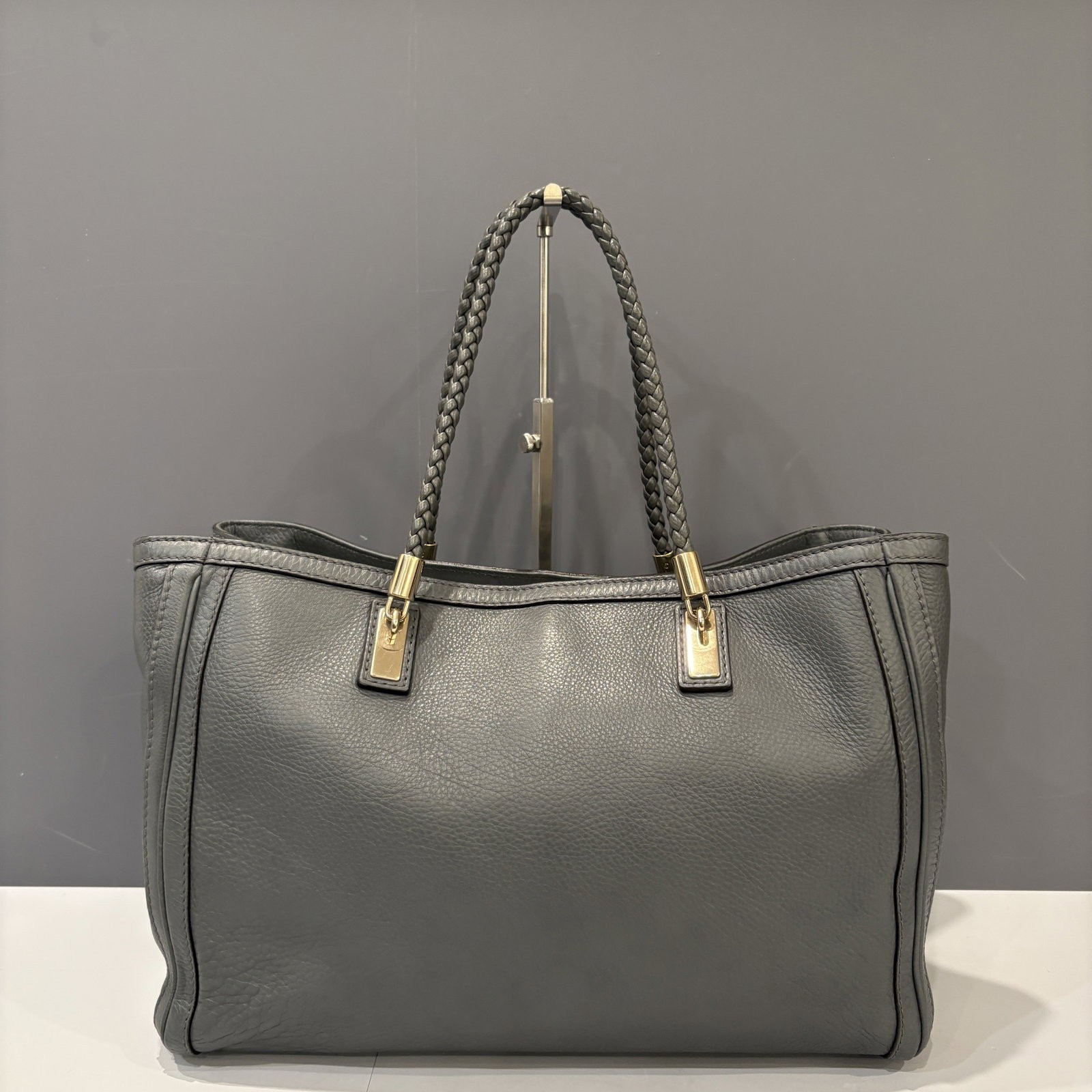 Gucci Tote Bag Charcoal Calfskin (mx040126d5)
