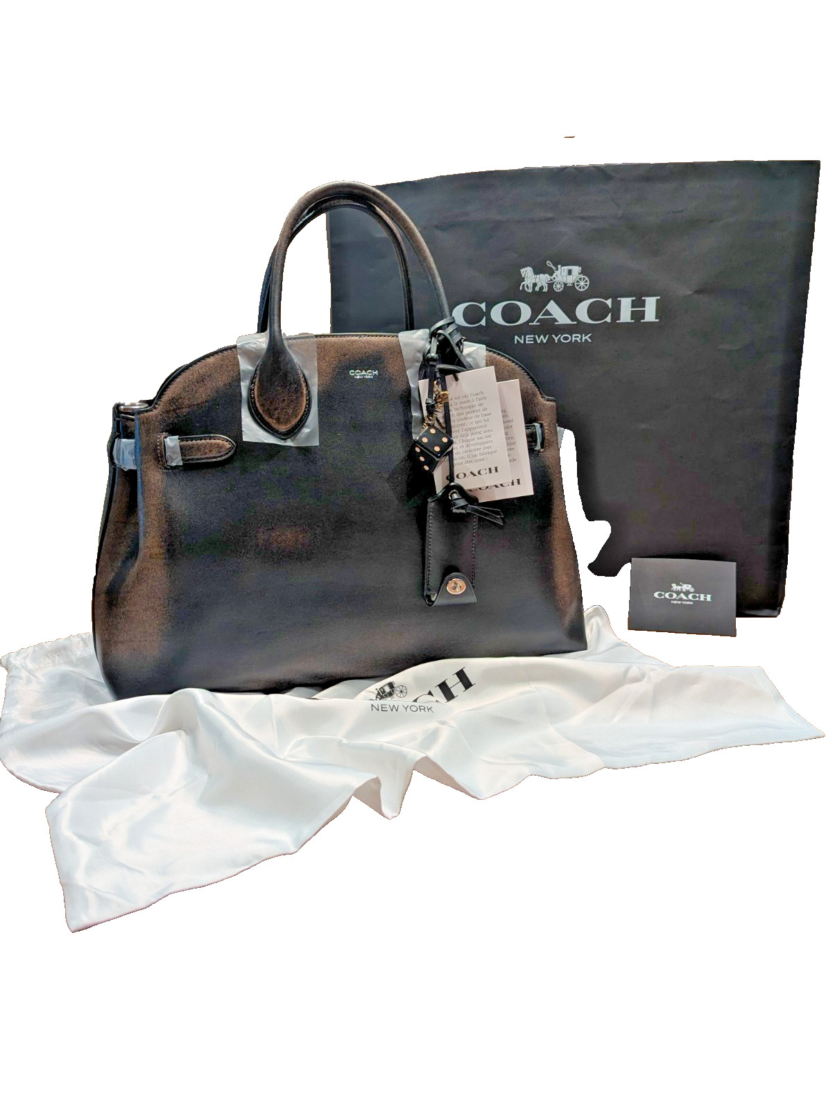 Coach Soft Empire Carryall Bag 40 In Loved Leather