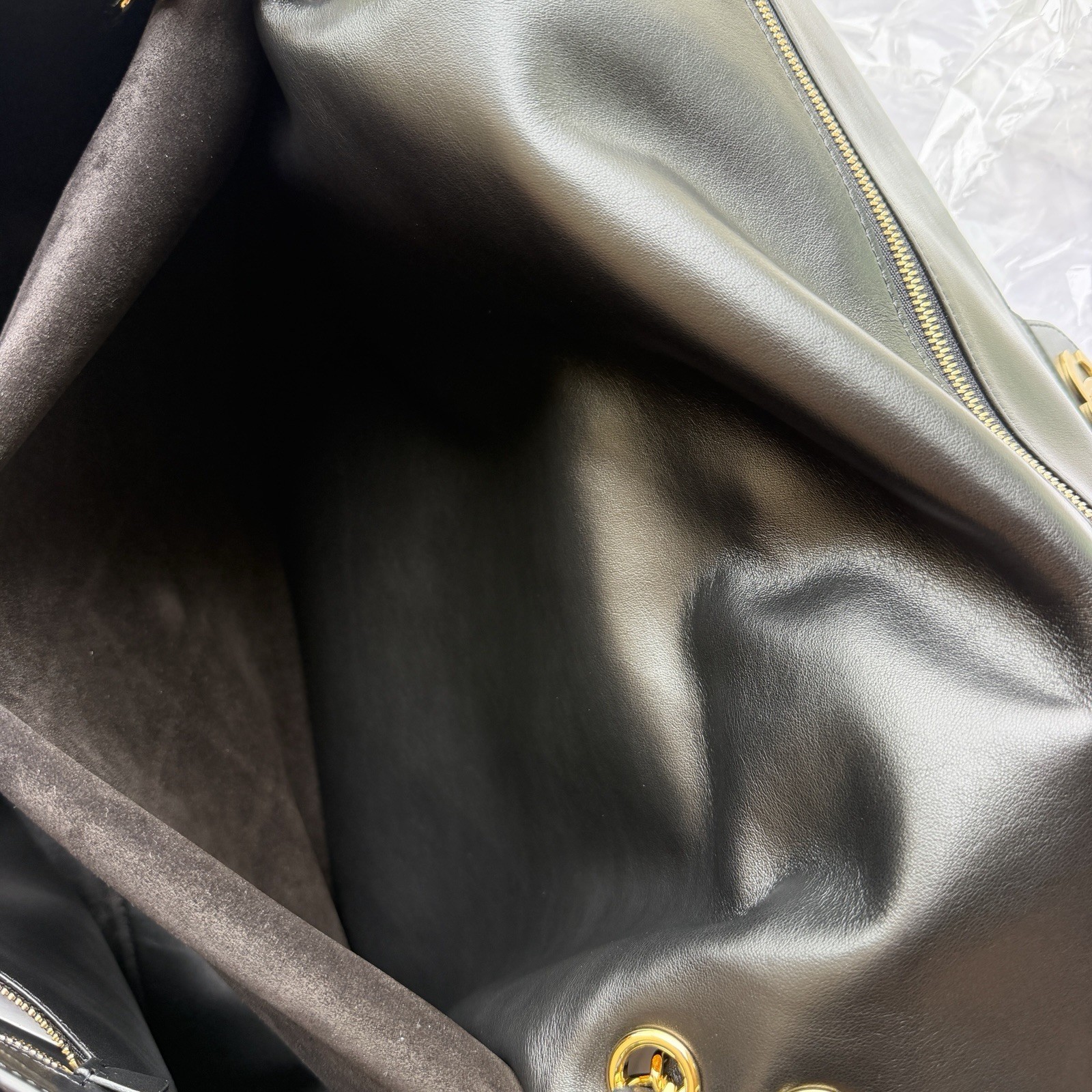 Chanel Matthieu Blazy Black Suede Gold Soft Large Maxi Flap Bag 2026 26S
