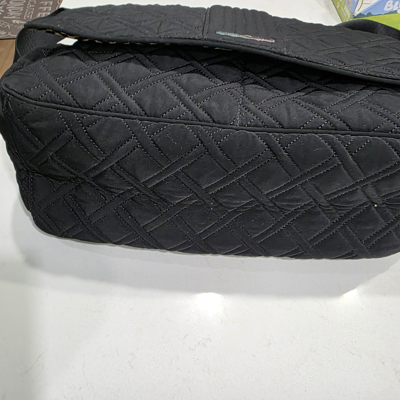 Vera Bradley Messenger Baby Bag Classic Black