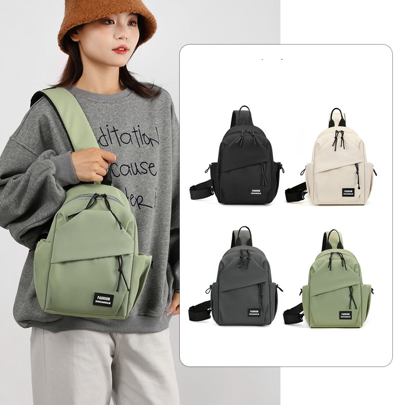 Women Men Sling Bag Chest Fanny Packs Cross Body Travel Shoulder Backpack Sports