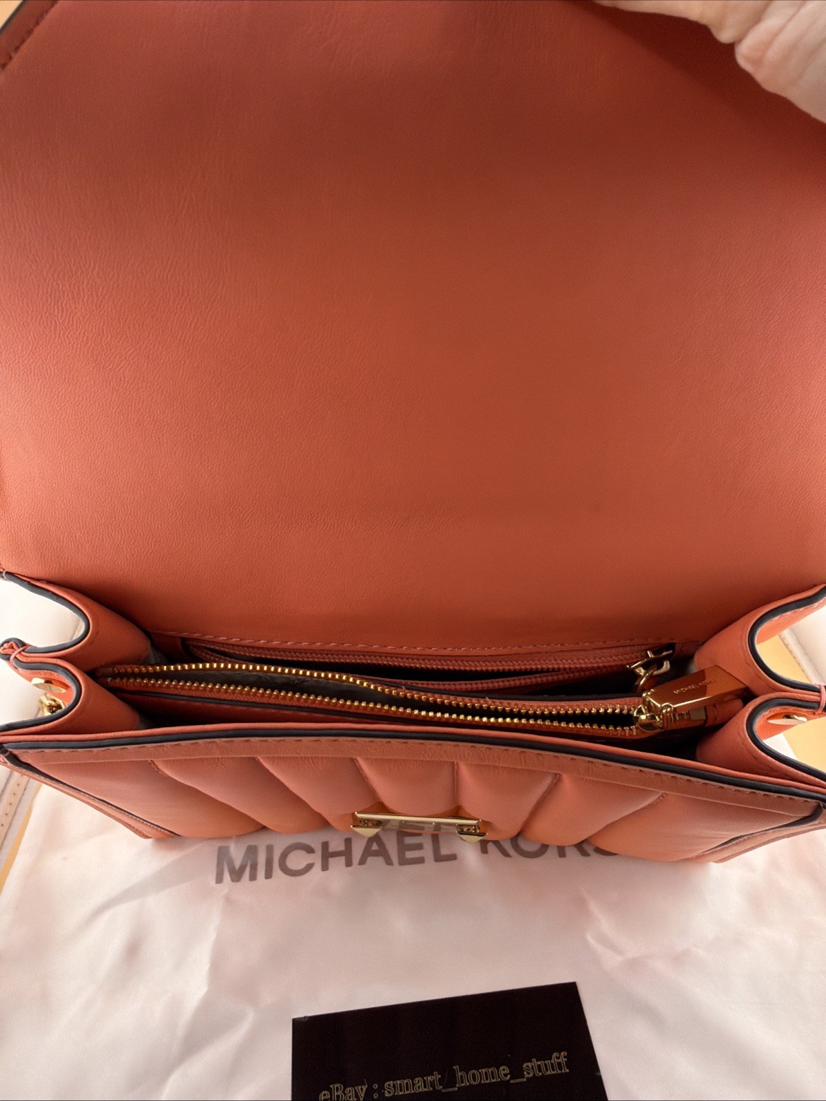 Michael Kors Whitney Medium Flap Chain Shoulder Bag Handbag Quilted MK