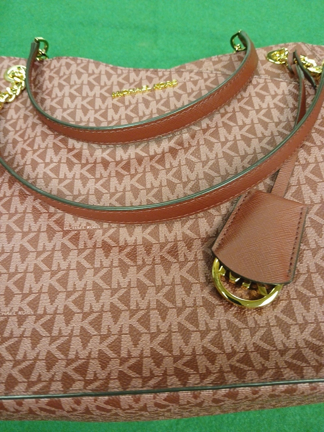 Michael Kors Jet Set Travel Large Chain Shoulder Tote Bag Very Nice