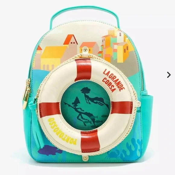 Danielle Nicole Disney Pixar Luca Porto Rosso Lifesaver Mini Backpack -Exclusive