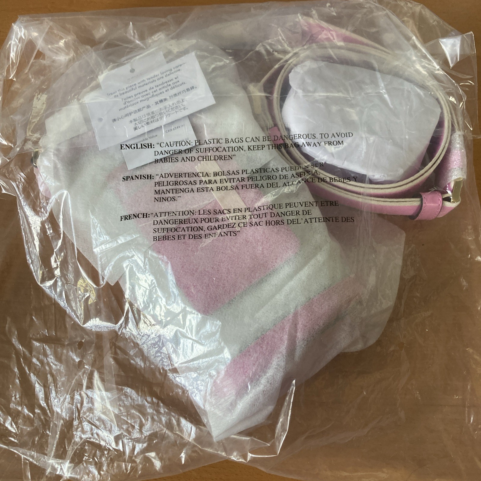 NWT Kate Spade Clare Crossbody Phone Crossbody Clear/Pink