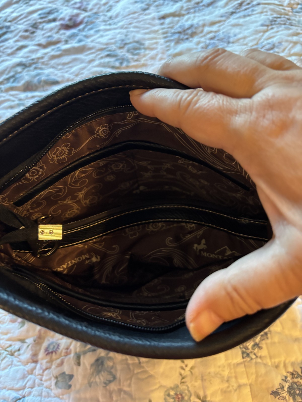 Black Montana West Concealed Carry Purse