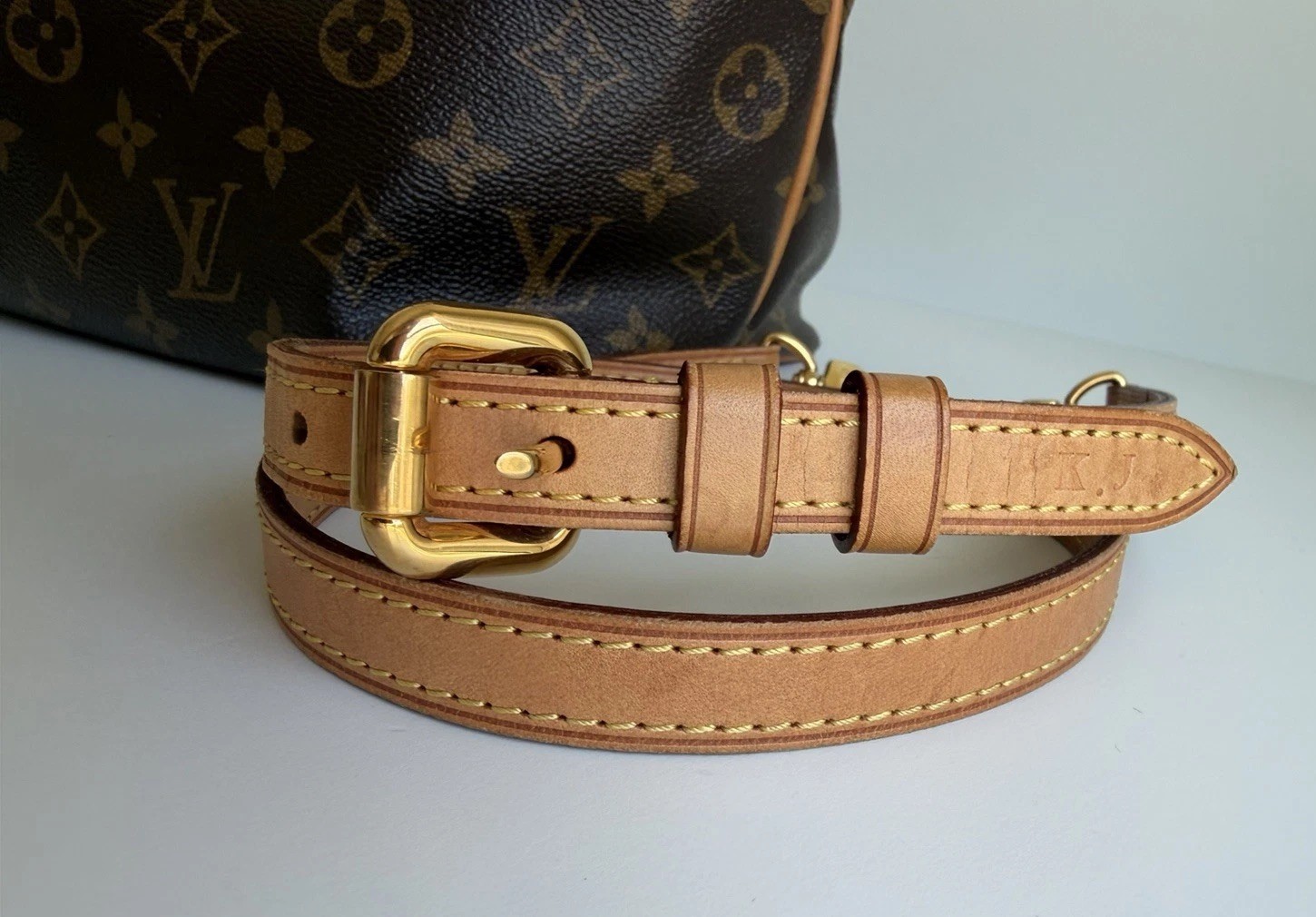 Authentic Louis Vuitton Palermo PM 2 Way Shoulder Crossbody Handbag Purse Tote