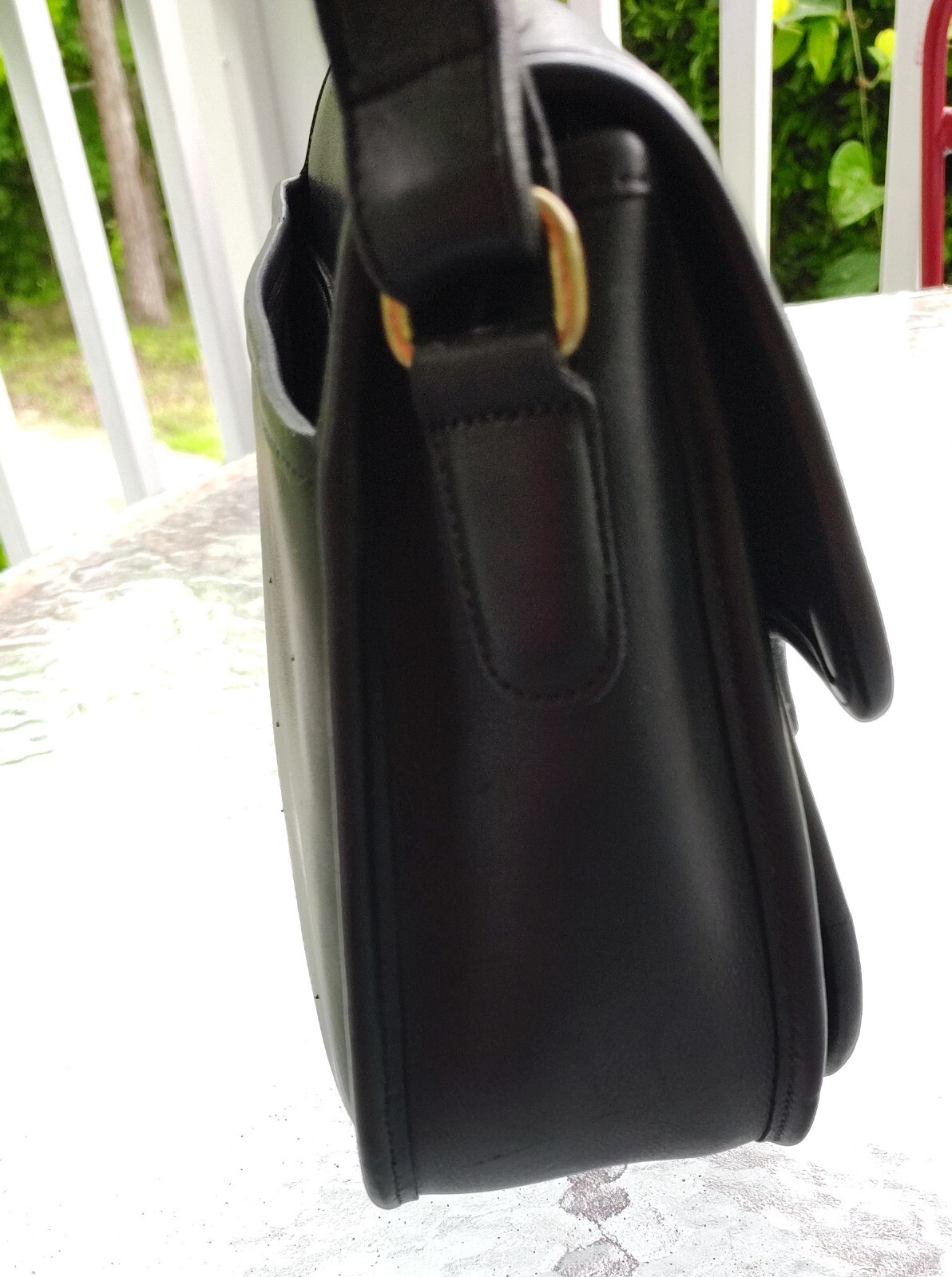 Coach RARE MEDIUM 335 80’s Vintage Black Lenox MADE IN THE UNITED STATES Bag