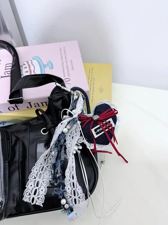 Y2K Ita Bag Harajuku Transparent Crossbody School Purse Women Korean