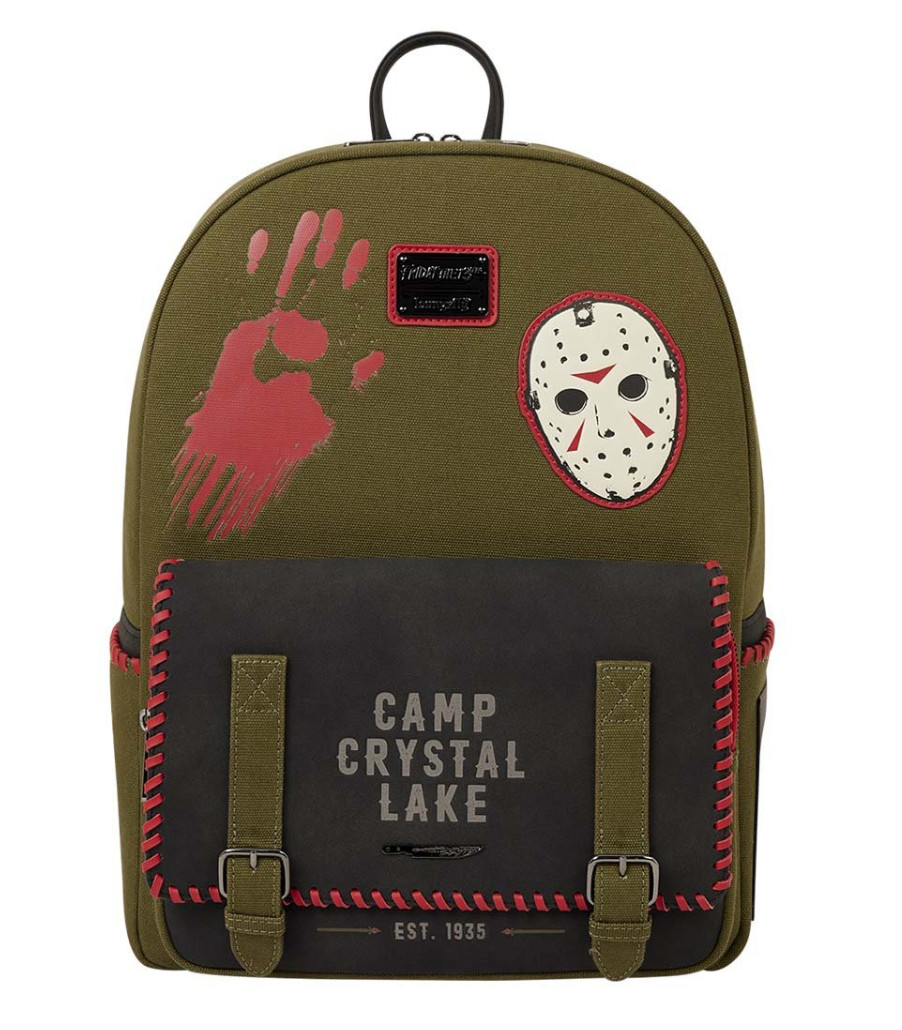 Loungefly Warner Bros Friday the 13th Camp Crystal Lake Full-Size Backpack – NWT