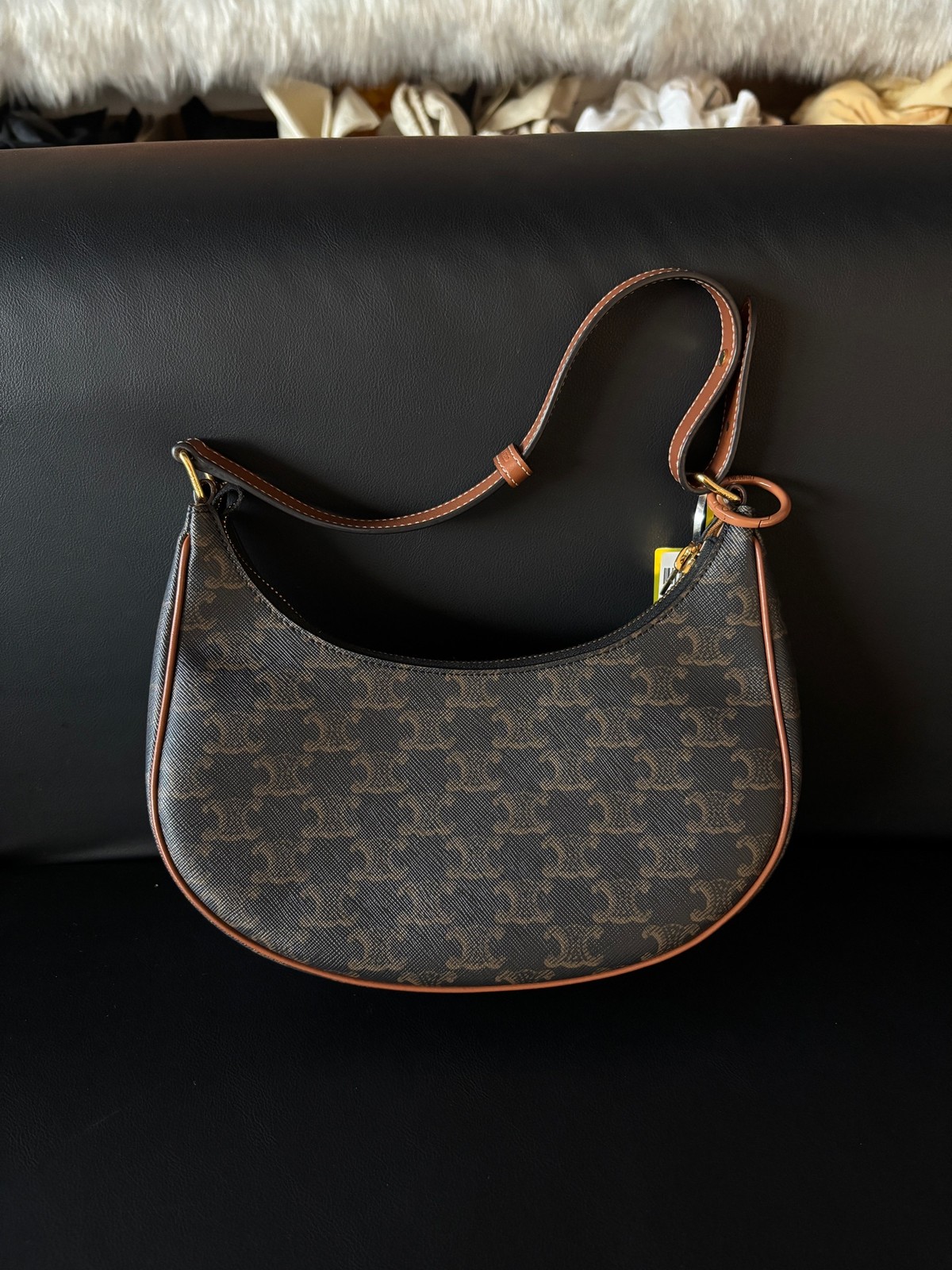 Celine Pre-Owned Authentic Underarm Bag Monogram Free Tracked Shipping