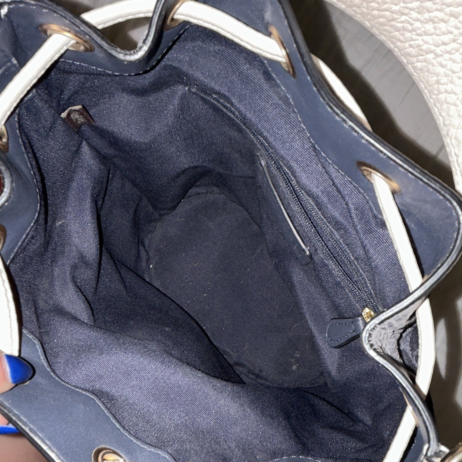 Coach Small Signature Logo Bucket Drawstring Bag w/ Detachable Multicolor Strap