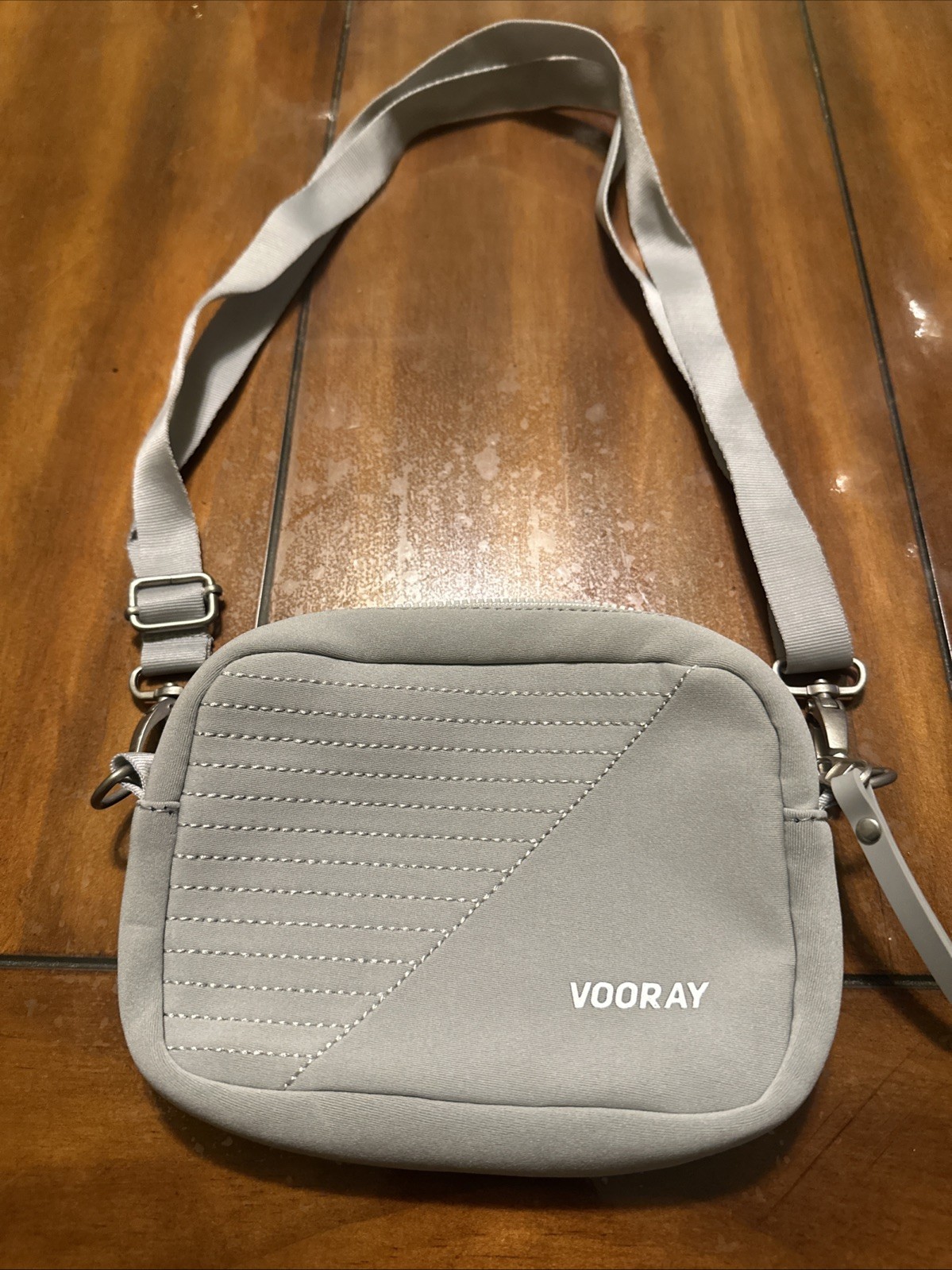 Vooray Small Crossbody Bag Gray 7×5 Inches