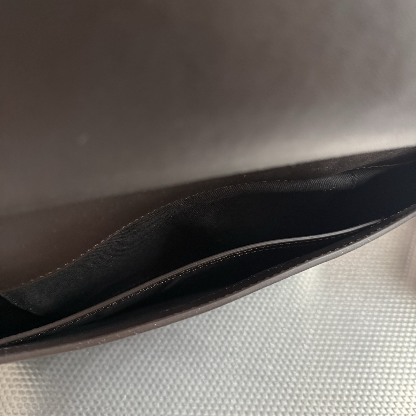 Paul Smith lime green and brown color-blocked crossbody bag