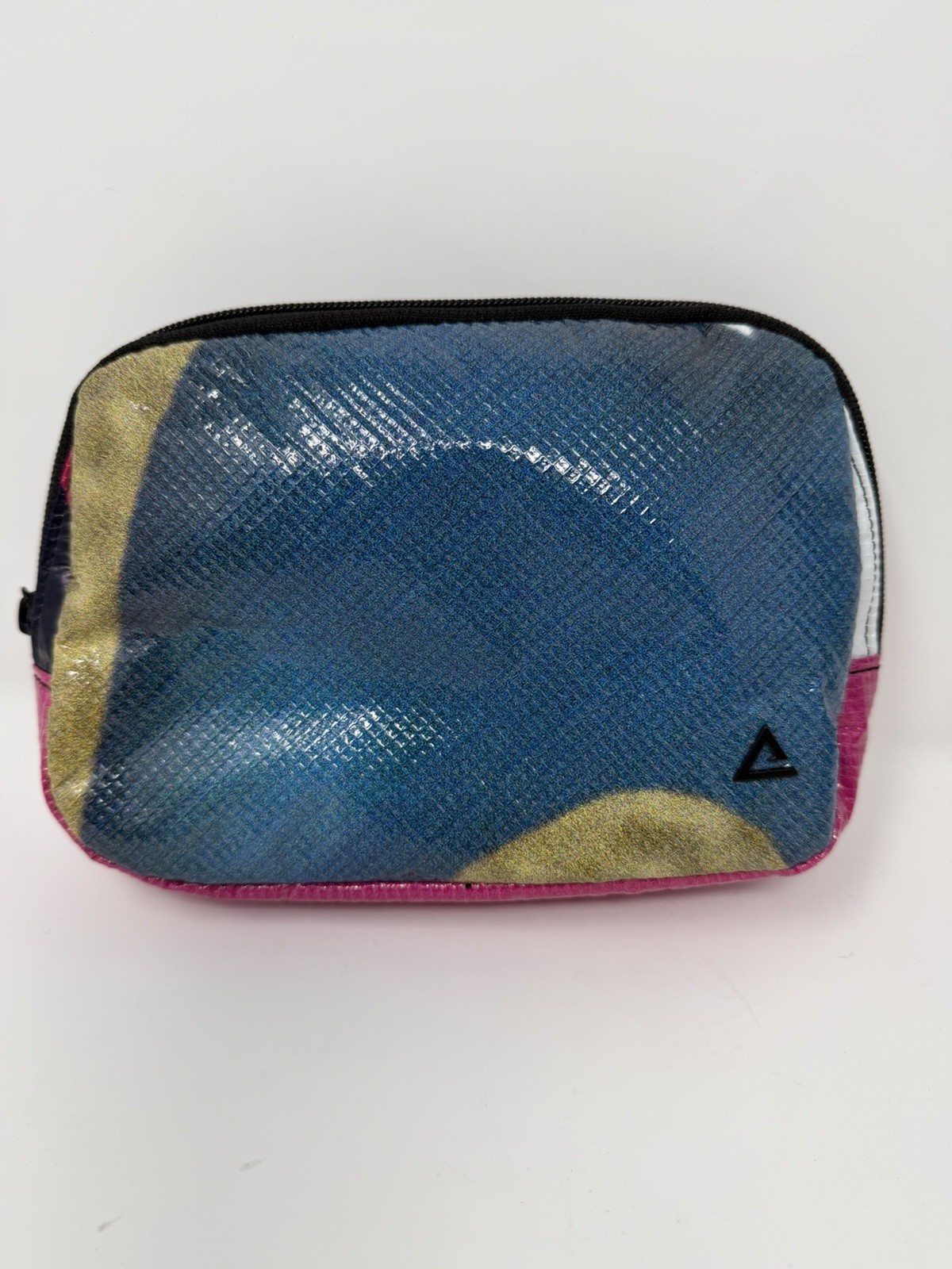Rareform Small Clutch Utility Cosmetic Pouch – Repurposed Billboard Vinyl