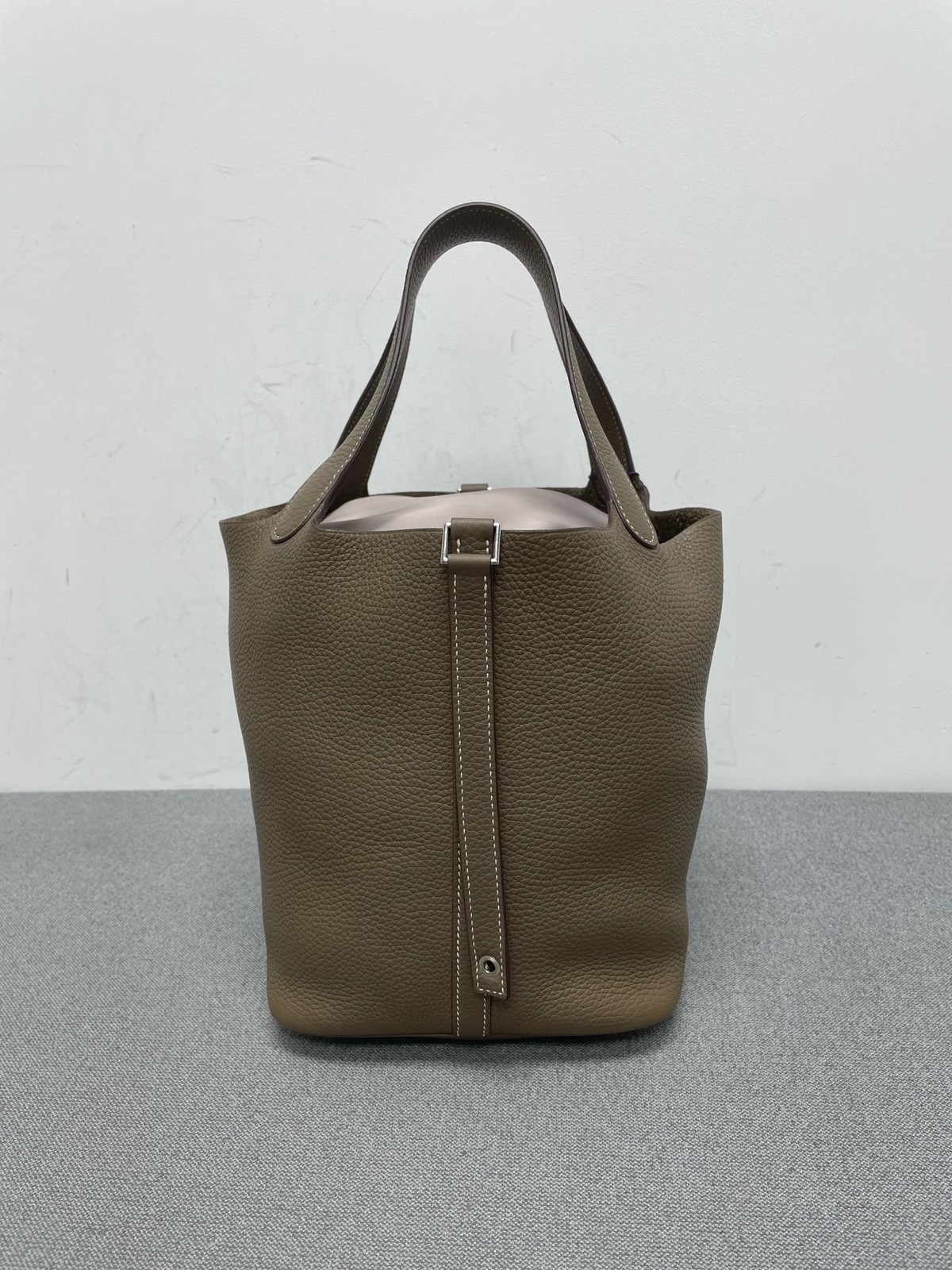 Hermes Picotin Lock 22 Elephant Grey Togo Leather Daily Hand Carry Duty Paid
