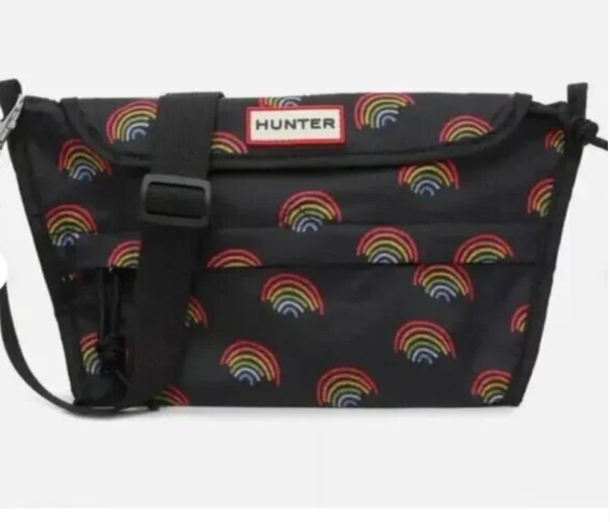 HUNTER Original Crossbody Bag | Packable | Rainbow Pride Print