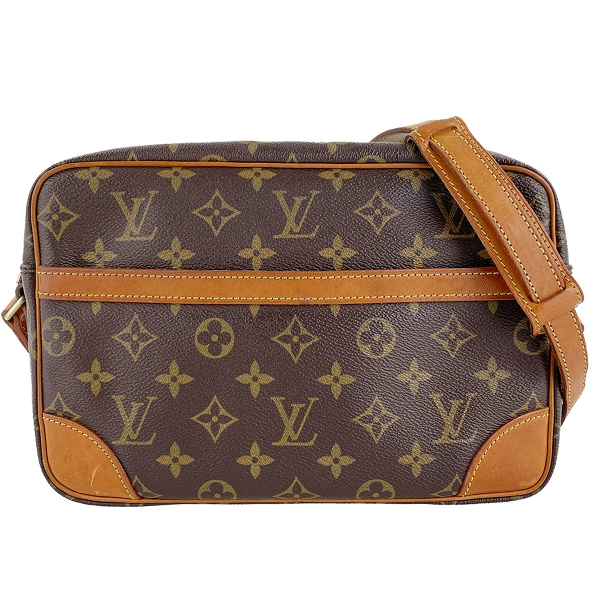 Louis Vuitton Monogram Trocadero 27 Leather Brown Shoulder bag 4655