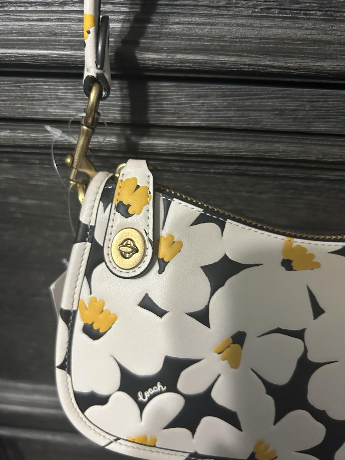 Small New With Tags Coach shoulder Bag With Hangtag