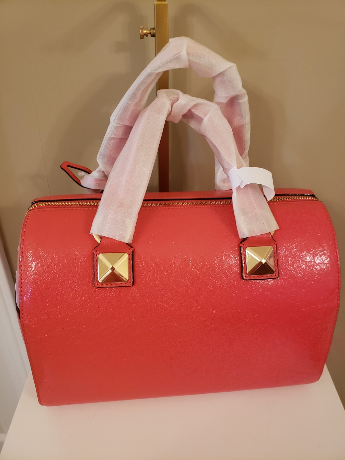 🧡NWT🧡Michael Kors🧡 GRAYSON BURNT SIENNA (Coral) Medium Satchel/Crossbody Bag