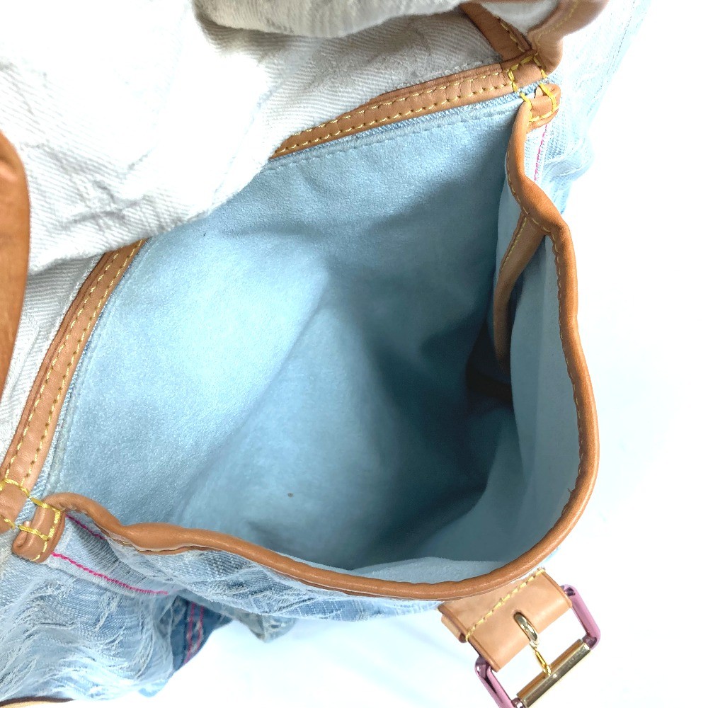 LOUIS VUITTON M93184 Gradient SunburstPM Bag MonogramDenim blue/pink