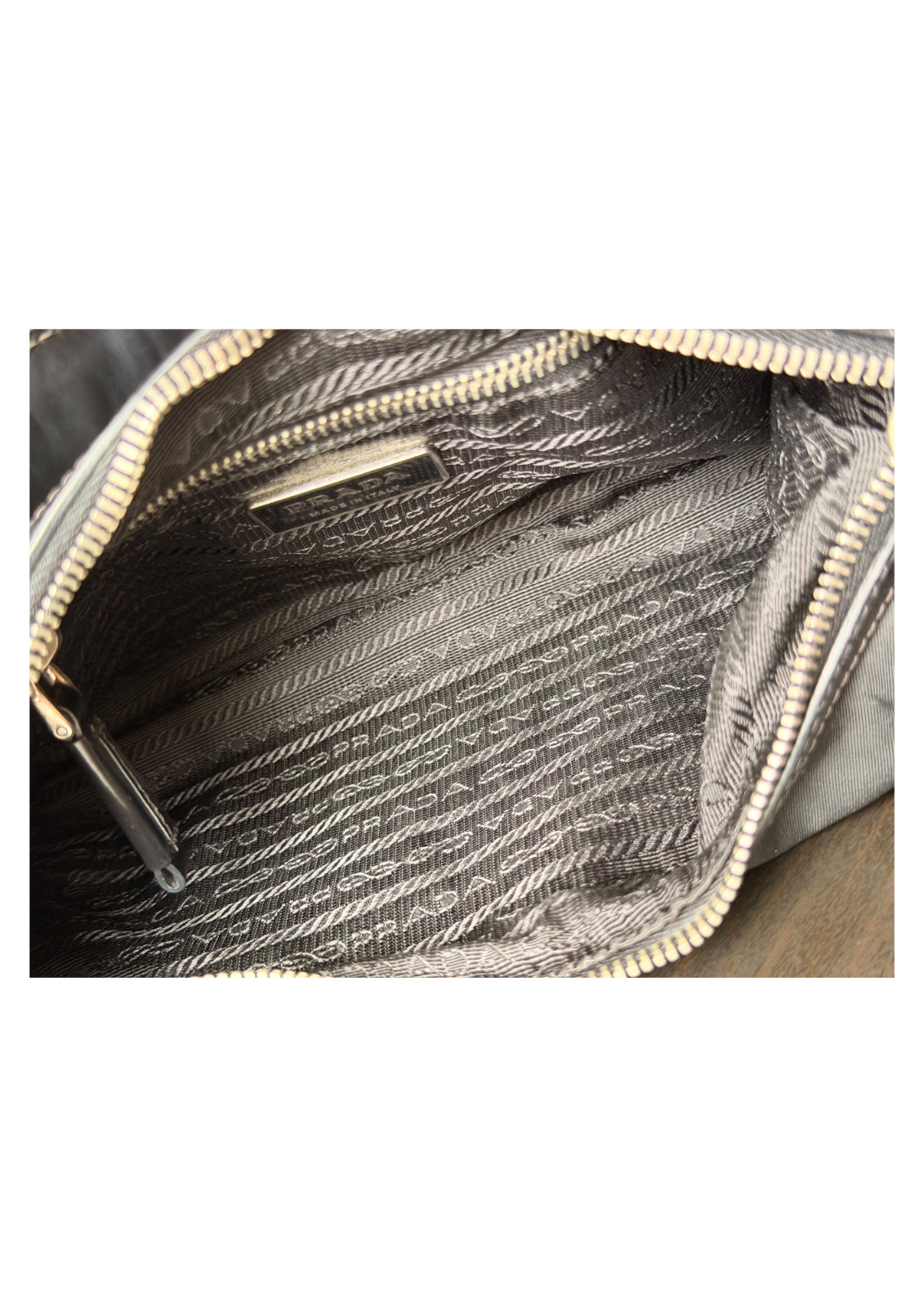 Prada Nylon Tessuto Jacquard Hobo Shoulder