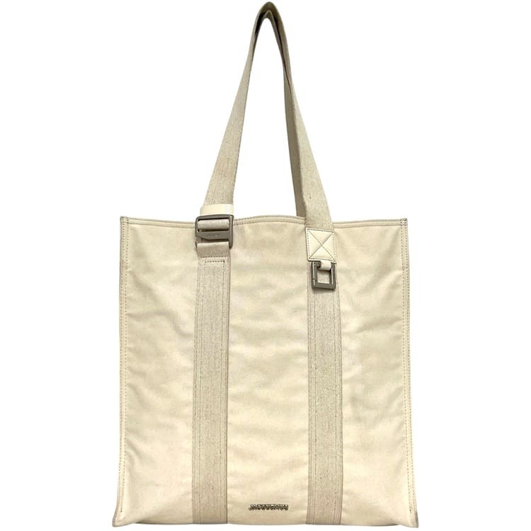 Jacquemus Le Cabas Cuerda Tote Bag, White, 236BA305-3137, Size 110, Canvas,
