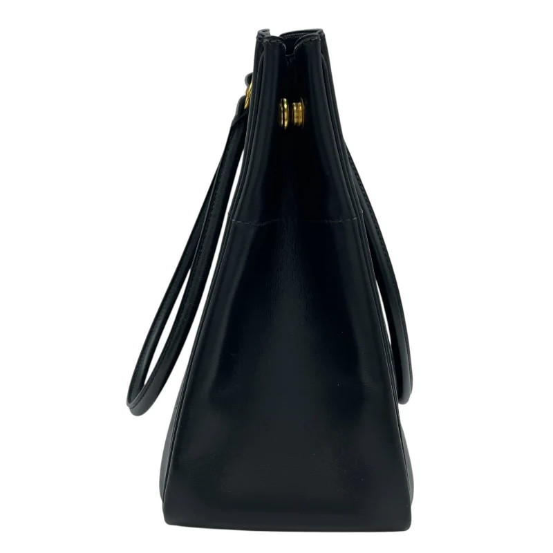HERMES LA Toile Tote Black Tote #OKB2206