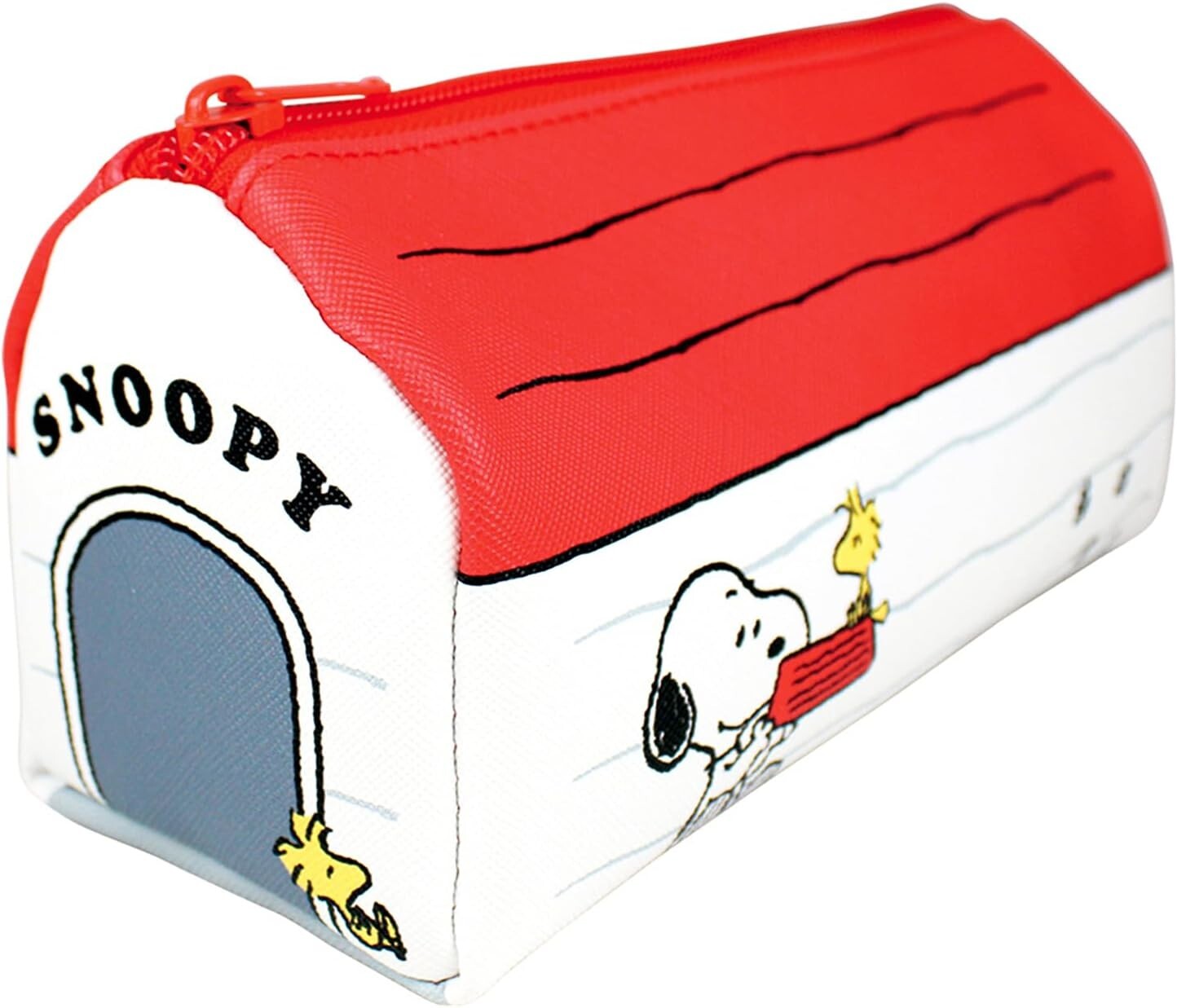 Snoopy Doghouse Pouch SN-5544089DH, 8×7×19cm, Synthetic Leather Zipper