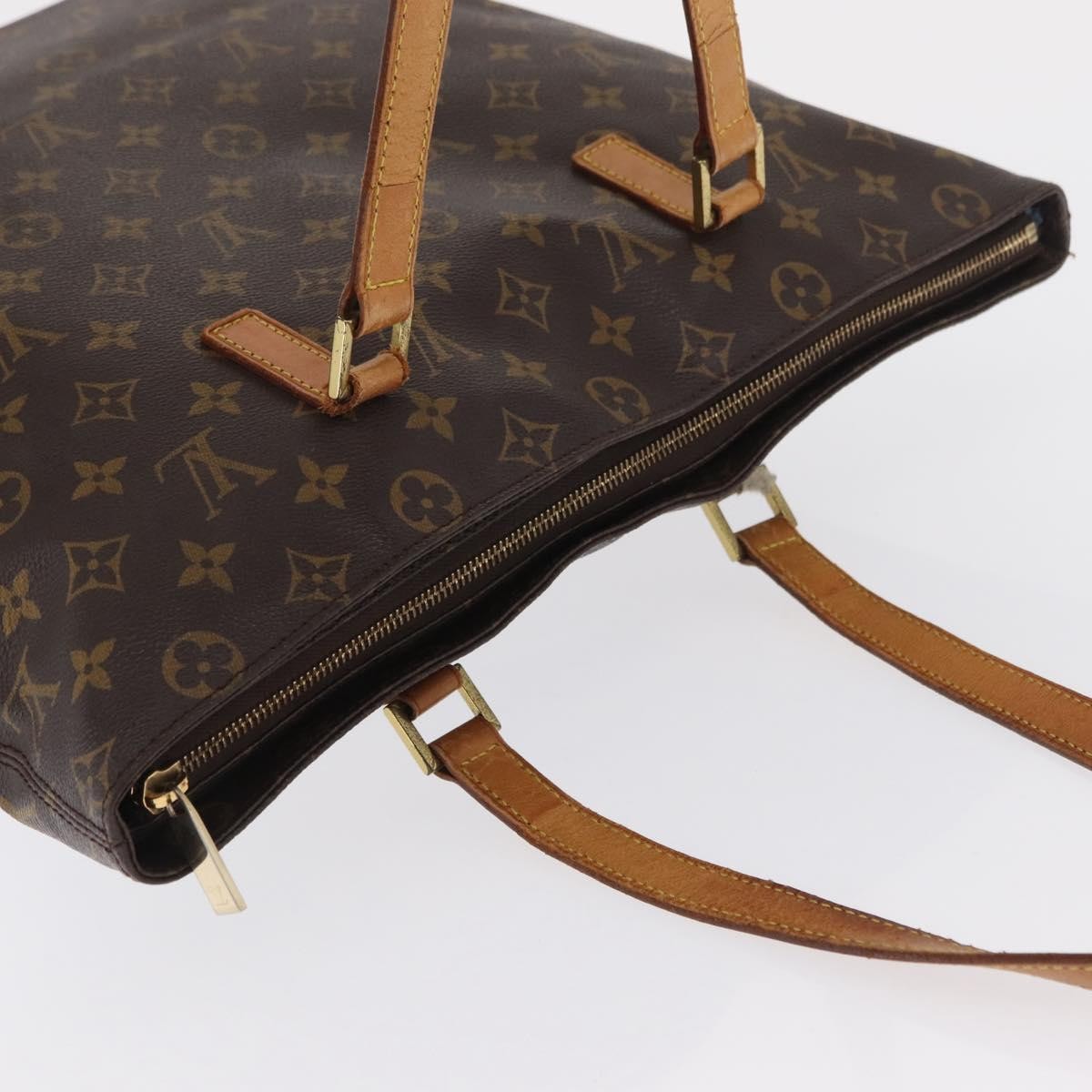 LOUIS VUITTON Monogram Cabas Mezzo Tote Bag M51151 LV Auth 89686