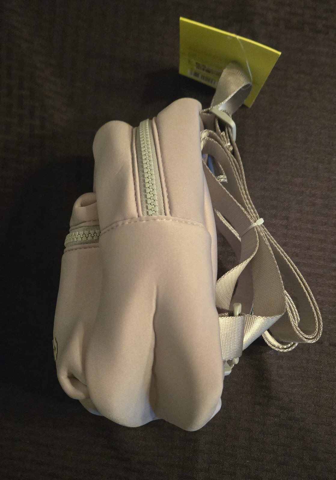NWT All In Motion Neoprene Mini Backpack Lavender Gray Water Repellent 8.5″