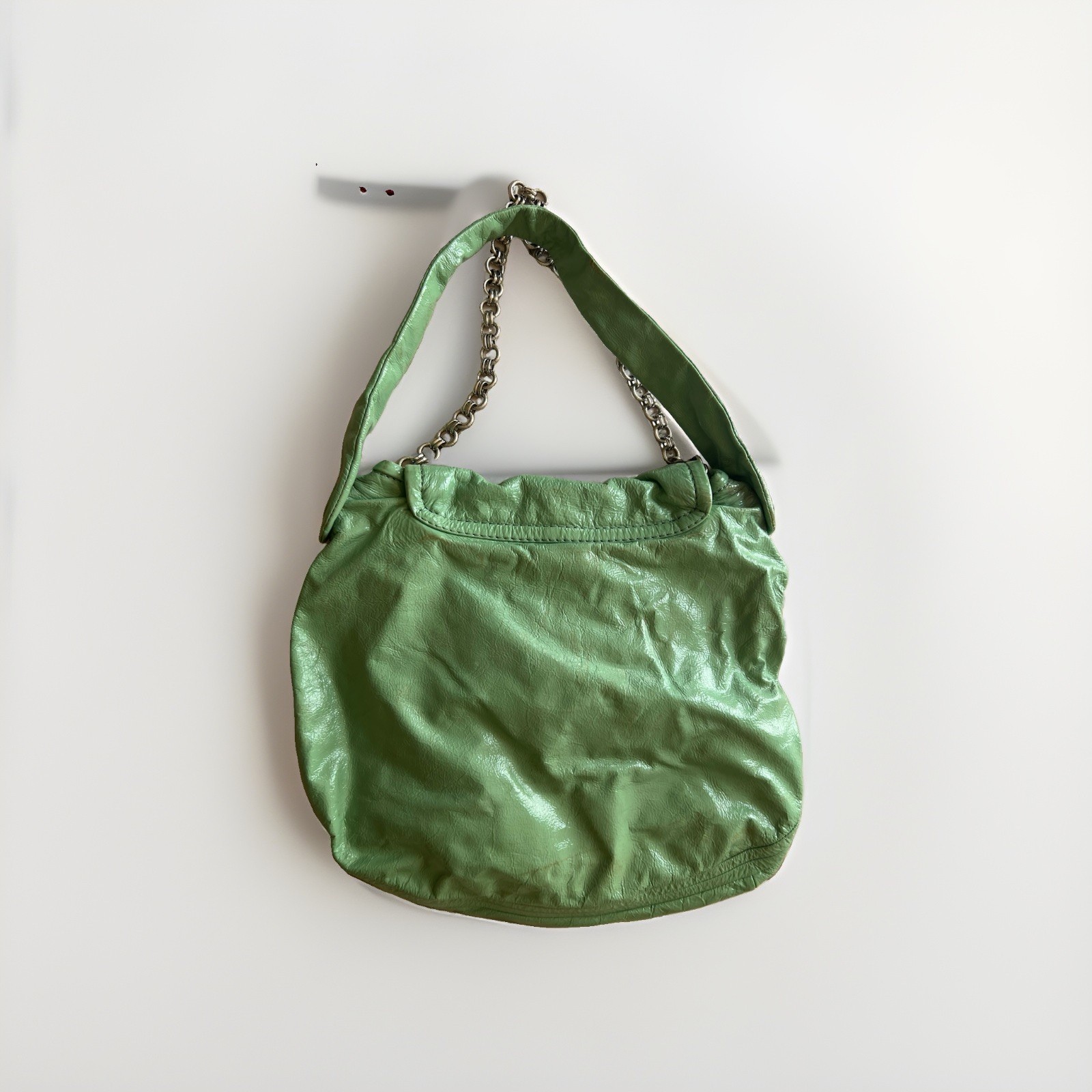 Marc by Marc Jacobs Leather Classic Patent, Leather Hobo Bag Mint Green
