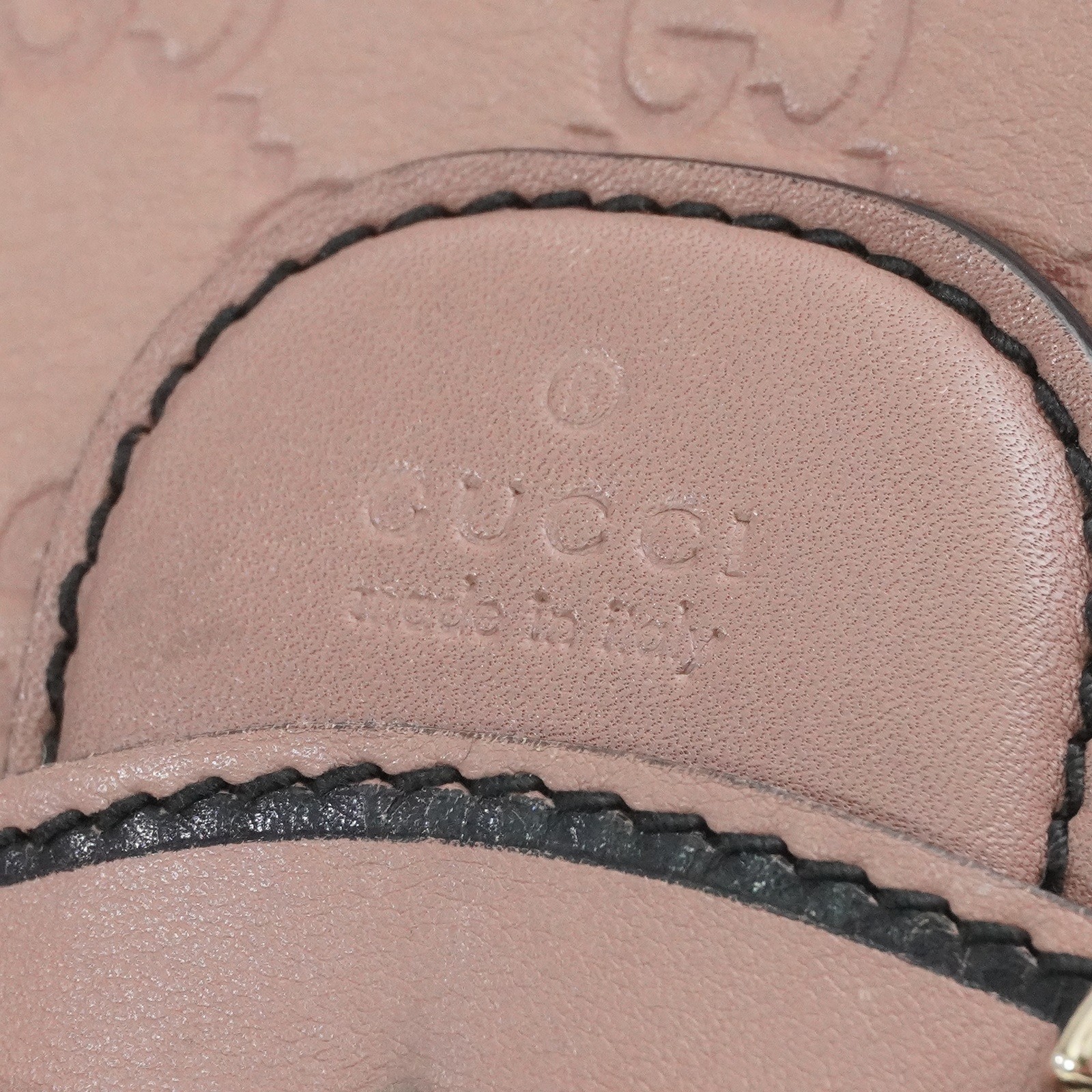 GUCCI Guccissima Horsebit Emily 295403 Chain Shoulder Bag 527066 Auth #53621A
