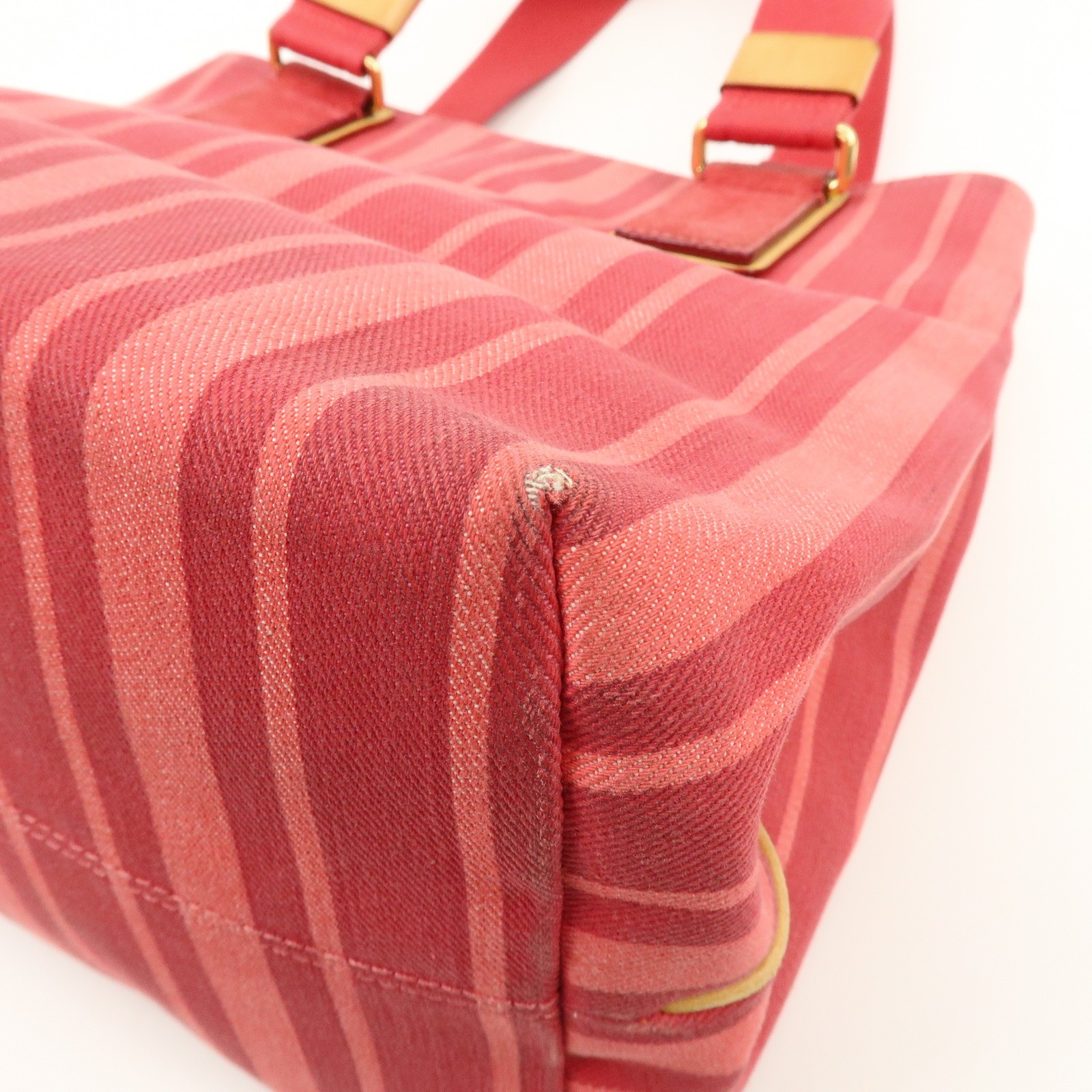 Louis Vuitton Plan Soleil Cabas PM Tote Bag Rouge Grenadine M94146 Auth Used F/S