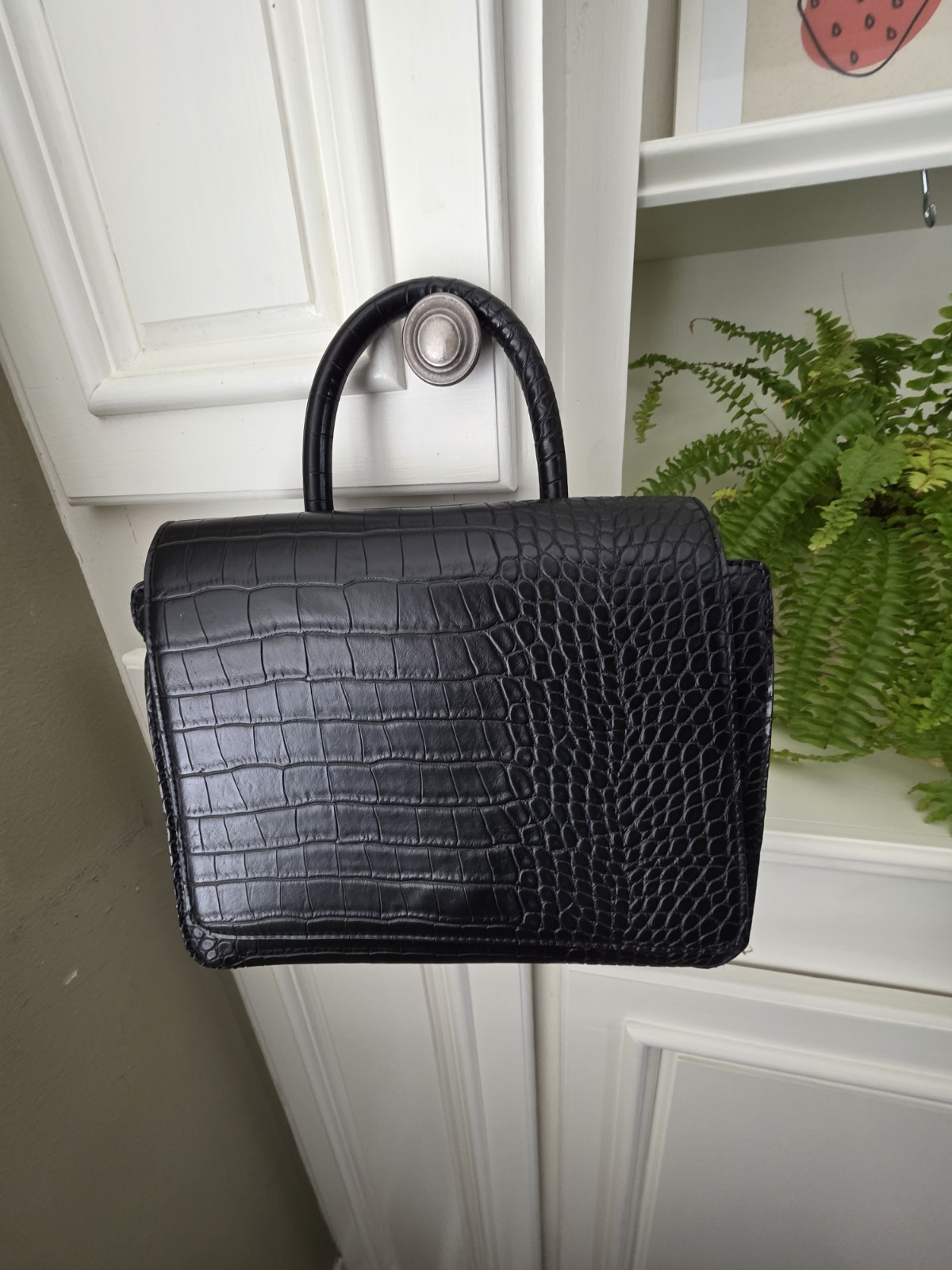 Black Satchel Handbag A New Day
