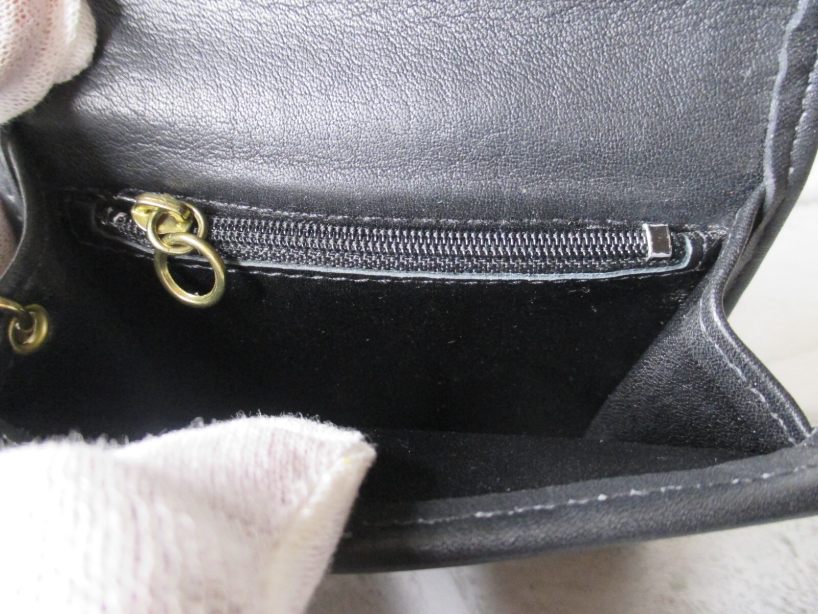 Vintage Coach Black Leather Multi-Function Purse – Coin Purse w/Key Fob EVC