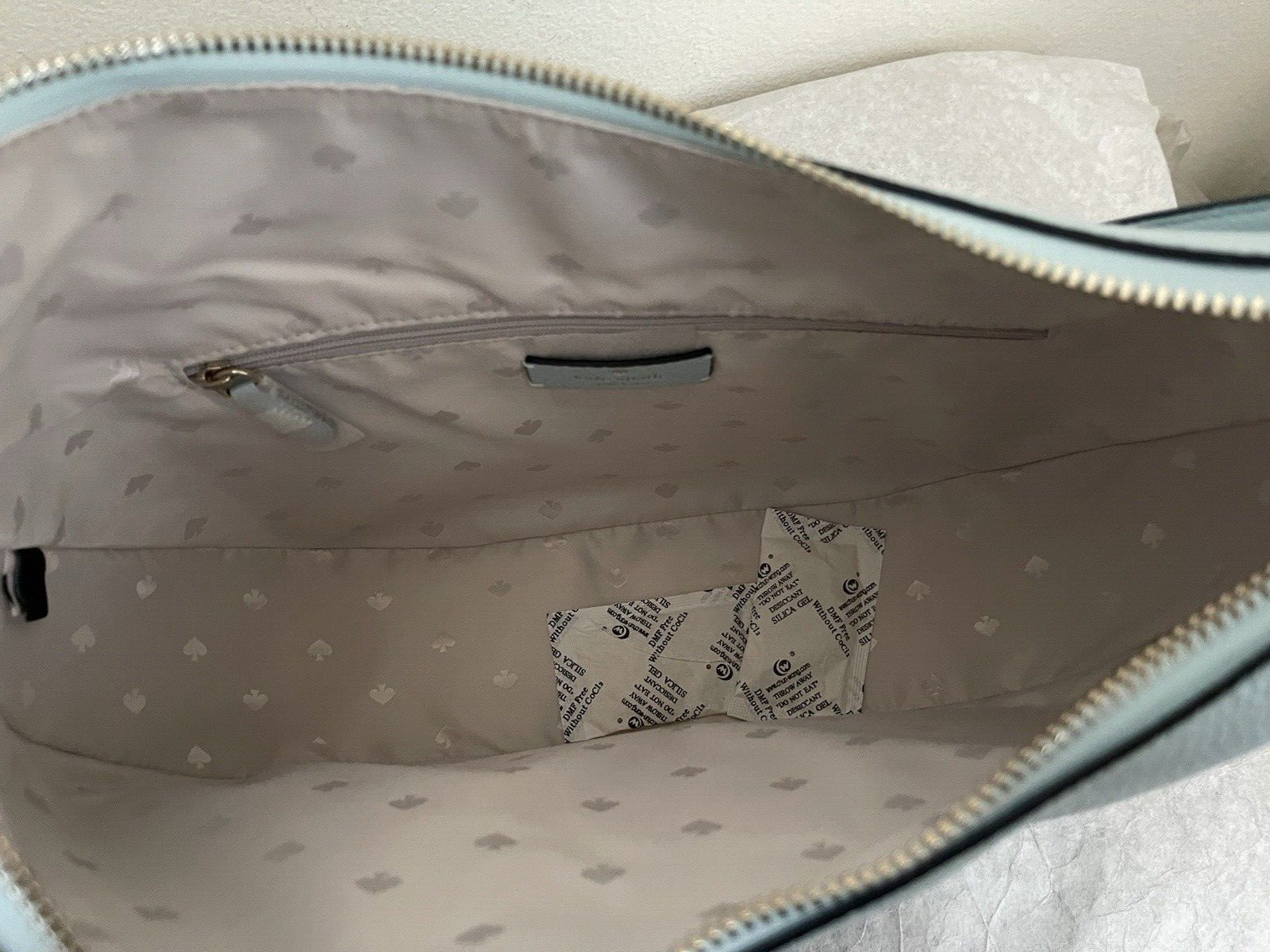 NWT Kate Spade Weston Leather Shoulder Bag K8453 FROSTY SKY $399
