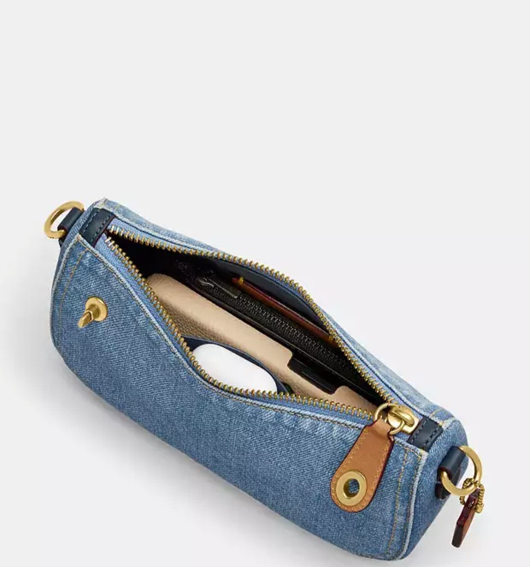 NWT❤️ Coach Swinger 20 Denim B4/Indigo CR553 Shoulder Bag