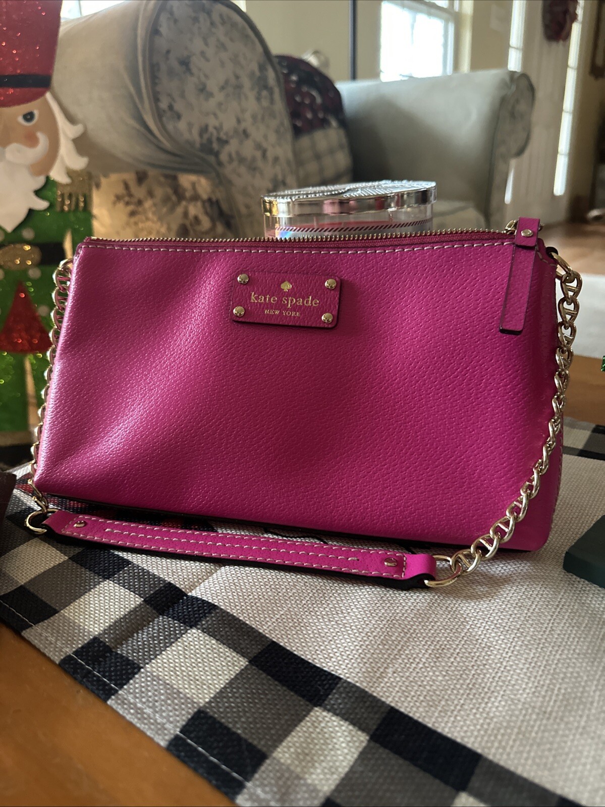 NWOT Kate Spade Rose Pink Chain Bag WKRU1427