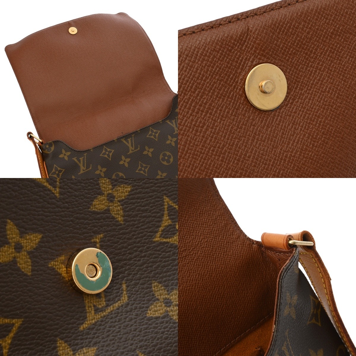 LOUIS VUITTON Muset Tango Long M51388 Monogram Monogram canvas Marron unisex…