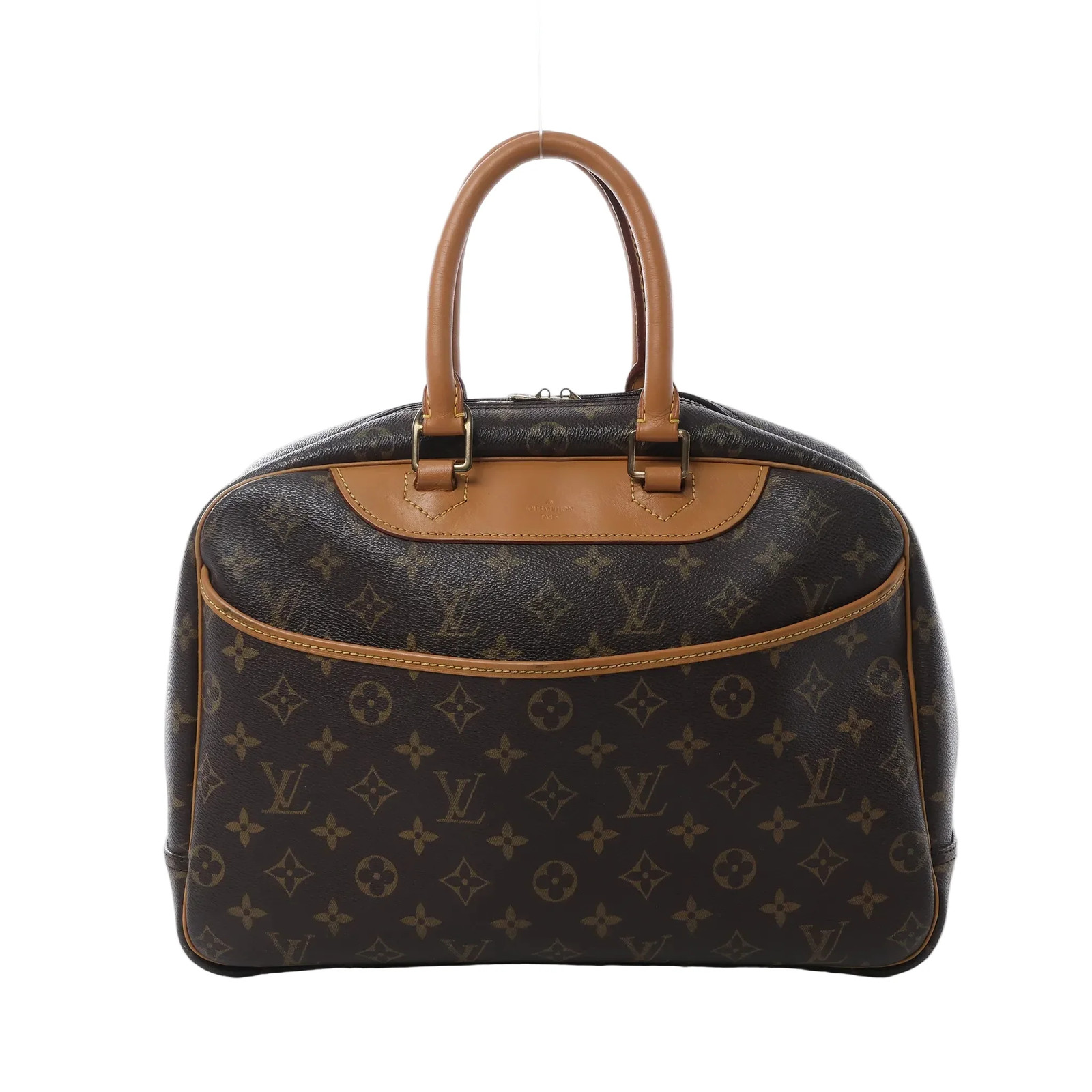 Louis Vuitton Deauville Monogram Canvas Handbag in Brown M47270