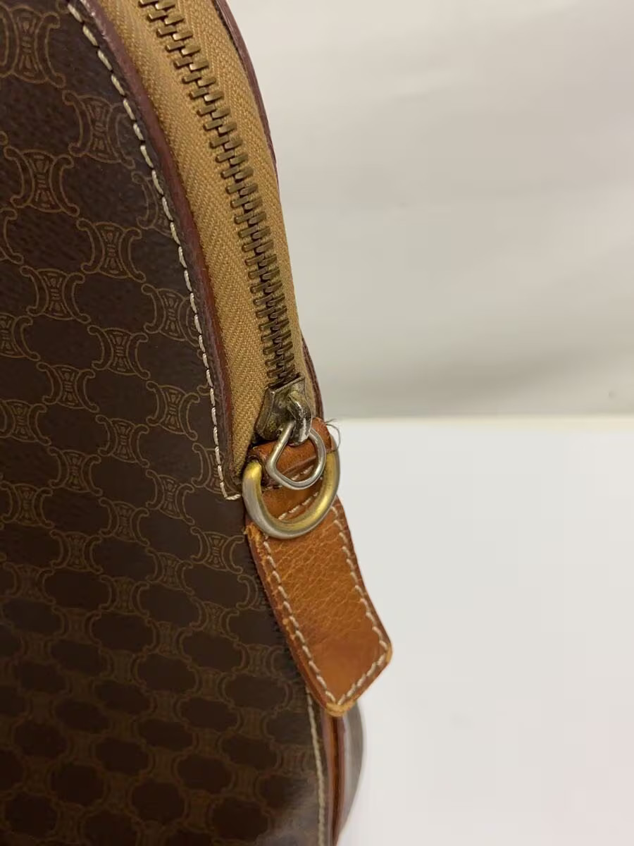 CELINE Macadam Bolide Handbag BRW Pattern Brown NULL