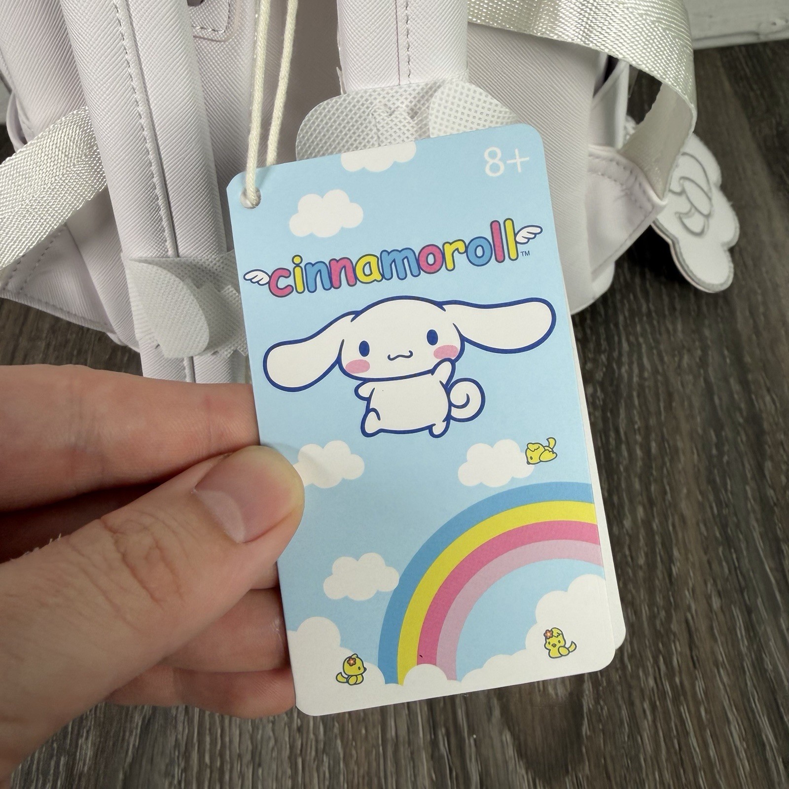 Loungefly Sanrio Cinnamoroll Monochrome Cosplay Mini Backpack White New 2025