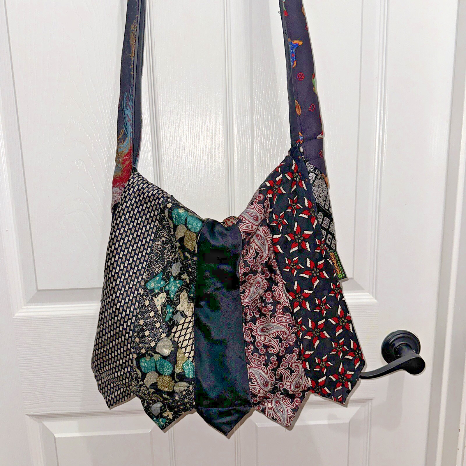 Gypsy Rose Women’s Multicolor Hobo Crossbody Bag 16 X 16 Pockets Galore