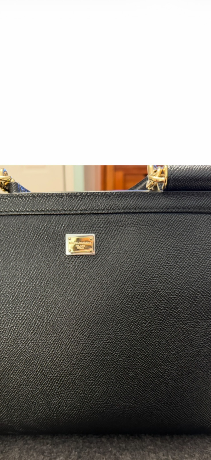 Dolce & Gabbana Family Patch Sicily Bag Black