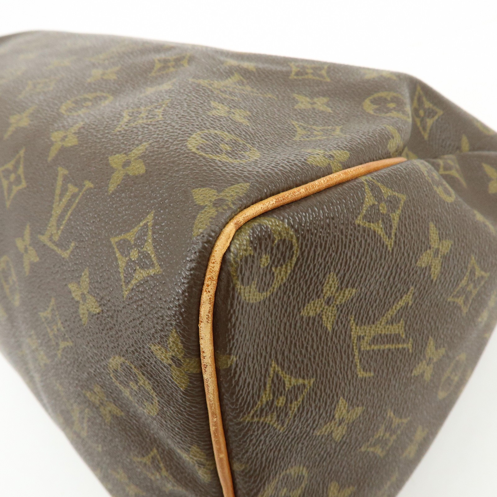 Louis Vuitton Monogram Canvas Speedy 35 Boston Bag Hand Bag M41524 Auth Used F/S