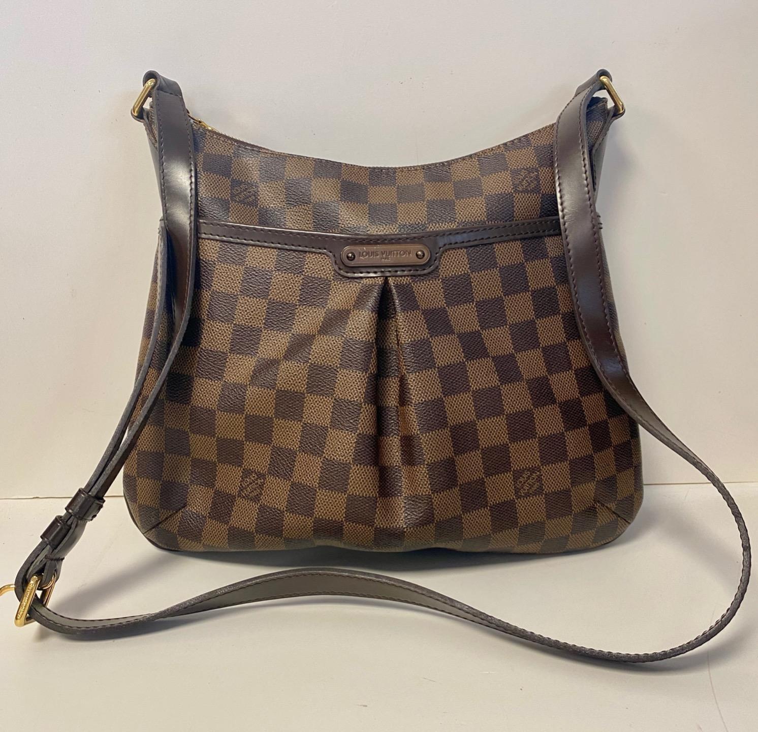 Authentic Louis Vuitton Bloomsbury PM Damier Ebene Shoulder Bag